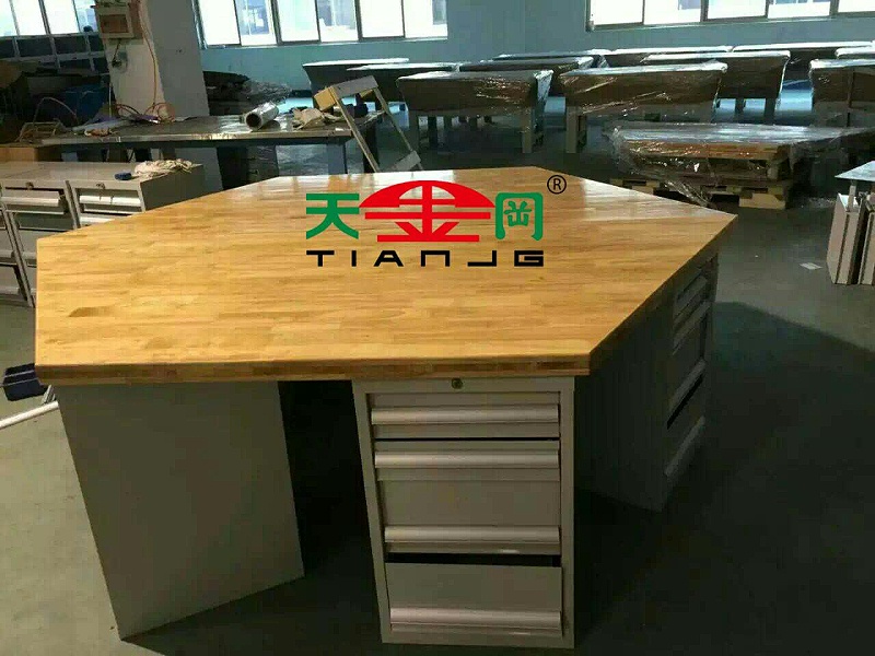 實木六角工作臺